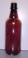 PET Beer Bottles w/caps - Half Liter (16.9 oz. - 24)